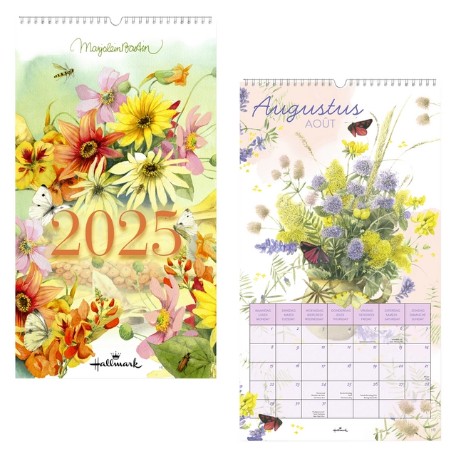 Een Maandkalender 2025 Hallmark Marjolein Bastin 165x230mm nature month koop je bij Tonerinktshop