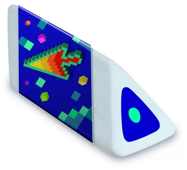 Een Gum Maped Pixel Party Pyramid display à 24 stuks koop je bij Van Hoye Kantoor BV