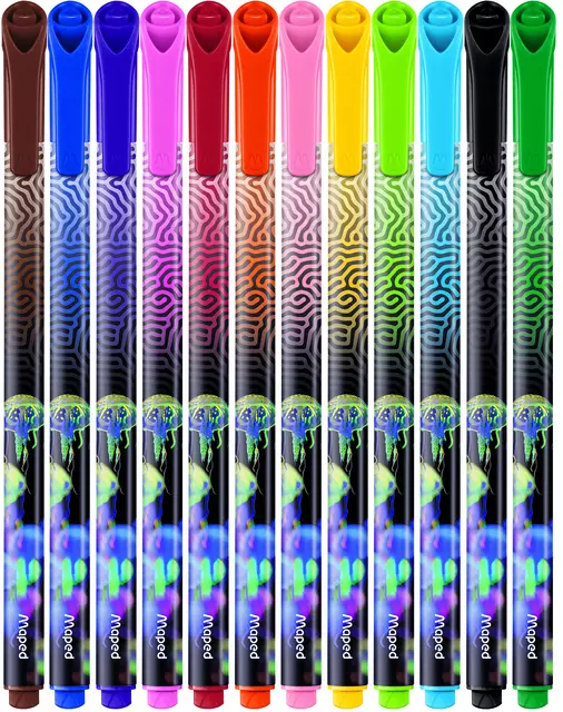 Een Viltstift Maped Deepsea Paradise set à 12 kleuren koop je bij MV Kantoortechniek B.V.