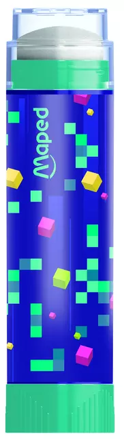 Een Gum Maped Pixel Party in tube display à 20 stuks koop je bij Van Hoye Kantoor BV