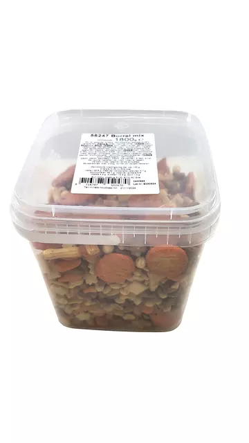 Een Borrelnootjes Delinuts mix bak 1800 gram koop je bij Totaal Kantoor Goeree