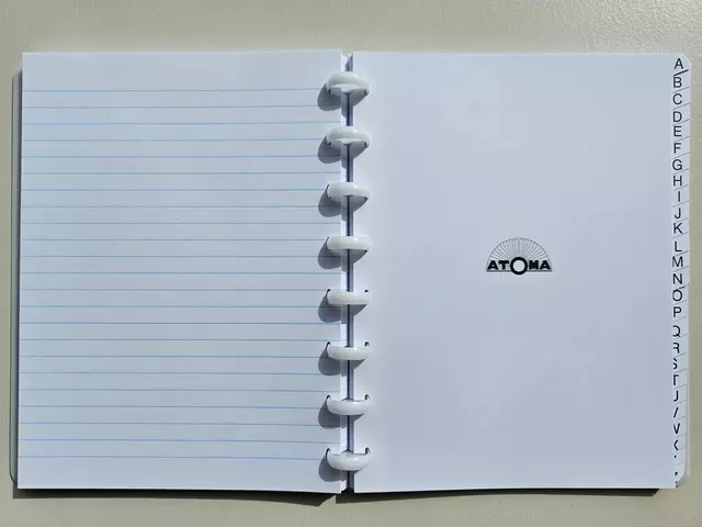 Een Adresboek Atoma A5 lijn 54vel 90gr PP assorti koop je bij EconOffice