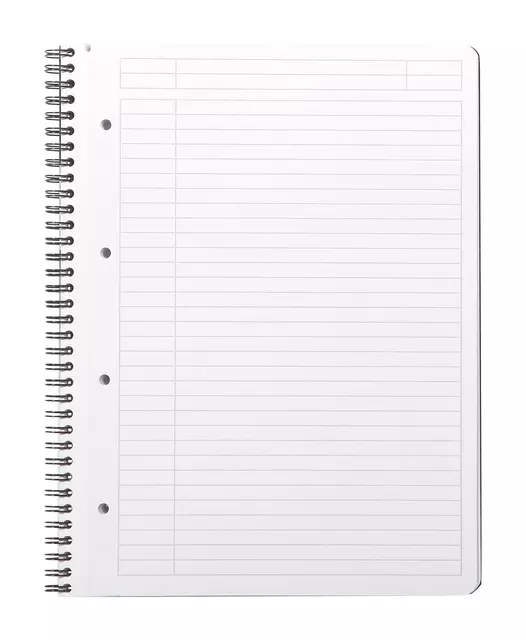 Een Notitieboek Rhodia Greenbook A4+ lijn 4-gaats 180 pagina's 90gr zwart koop je bij Goedkope Kantoorbenodigdheden