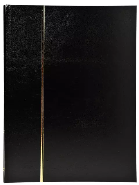 Een Postzegelalbum Exacompta 22.5x30.5cm 48 zwarte pagina's zwart koop je bij Van Leeuwen Boeken- en kantoorartikelen