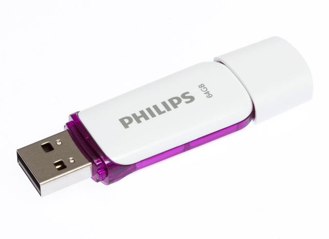 Een Clé USB Philips Drive Snow 64Go USB 2.0 koop je bij QuickOffice BV