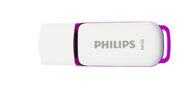 Een USB-stick Philips Flash Drive Snow 64GB USB 2.0 koop je bij Goedkope Kantoorbenodigdheden