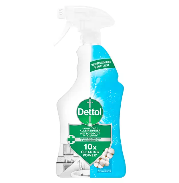 Een Desinfectiereiniger Dettol Katoenfris spray 750ml koop je bij EconOffice