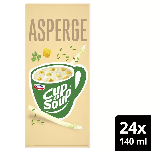 Een Cup-a-Soup Unox asperge 24x140ml koop je bij EconOffice