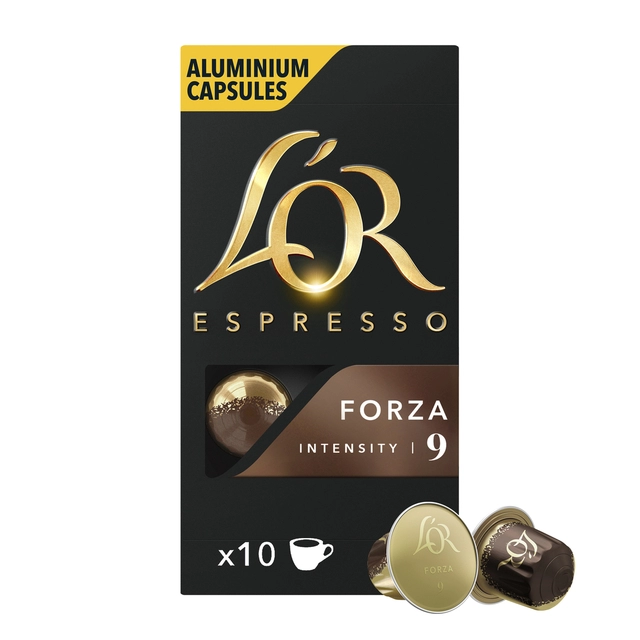 Een Koffiecups L'Or espresso Forza 10 stuks koop je bij Buro De Peuter