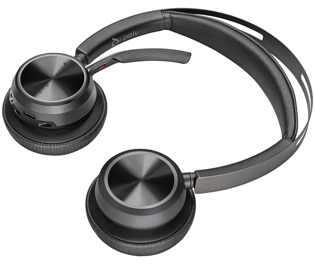 Een Headset HP POLY Voyager Focus 2 USB-C met oplaadstation koop je bij Van Hoye Kantoor BV