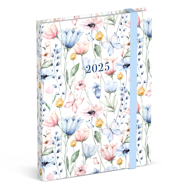 Een Agenda 2025 Lannoo Flowers watercolour aop 7dagen/2pagina's koop je bij Tonerinktshop