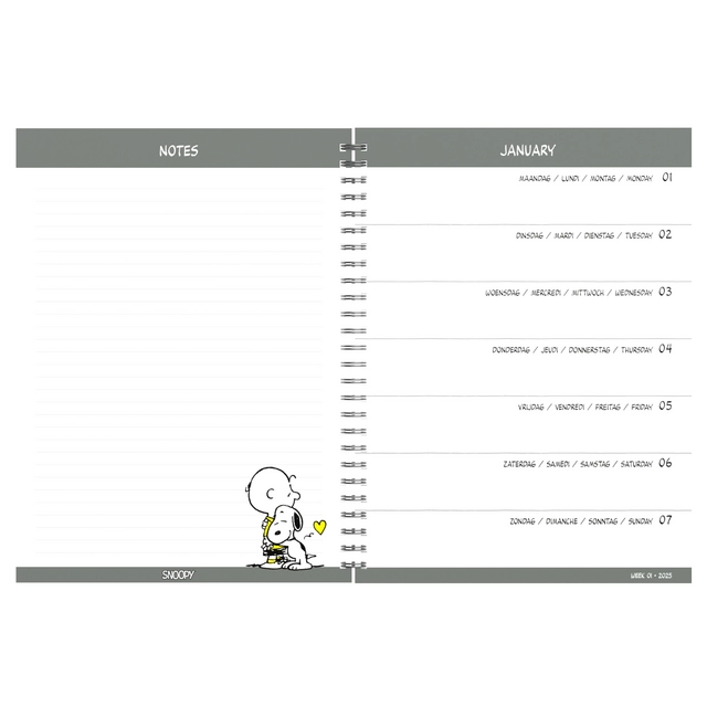 Een Agenda 2025 Lannoo bureau Peanuts 7dagen/2pagina's koop je bij Goedkope Kantoorbenodigdheden