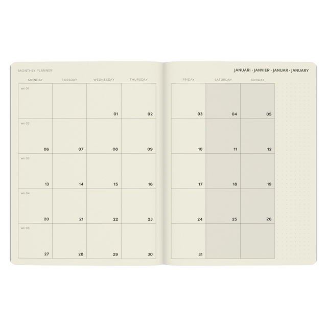 Een Agenda 2025 Lannoo A5 QC Colour 7 jours/2 pages koop je bij QuickOffice BV