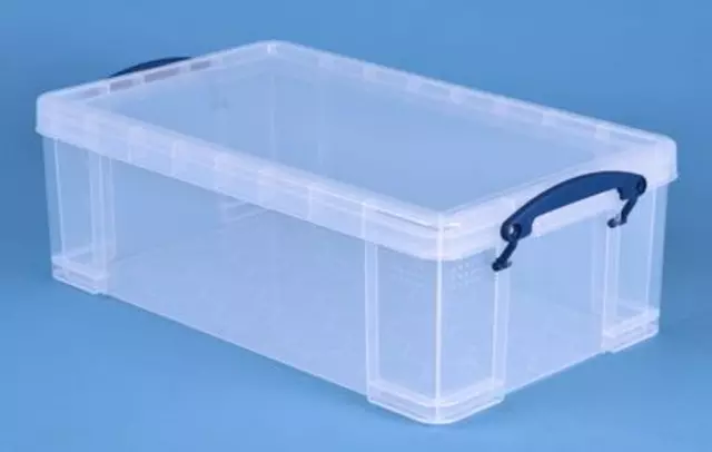 Een Opbergbox Really Useful 12 liter 465x270x150mm transparant wit koop je bij L&N Partners voor Partners B.V.