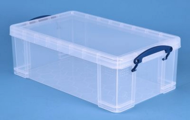 Een Opbergbox Really Useful 12 liter 465x270x150mm transparant wit koop je bij L&N Partners voor Partners B.V.