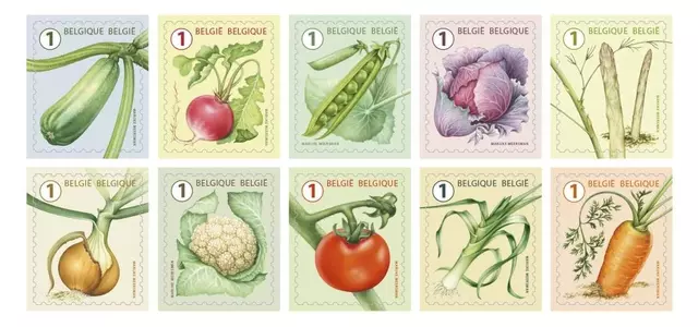 Een Postzegel Belgie Waarde 1 zelfklevend non-prior 5x10 stuks koop je bij Totaal Kantoor Goeree