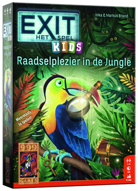 Een SPEL EXIT - KIDS RAADSELPLEZIER IN DE JUNGLE koop je bij Kantoorvakhandel van der Heijde