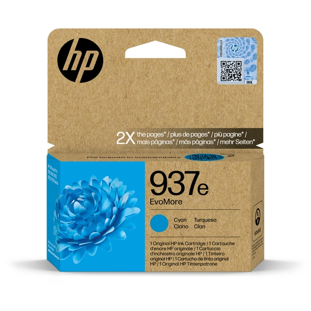 Buy your Inktcartridge HP 4S6W6NE 937E Evomore blauw at QuickOffice BV