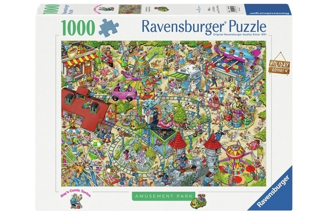 Een Puzzel Ray Comic 4 The Amusement Park 1000 stukjes koop je bij Van Hoye Kantoor BV