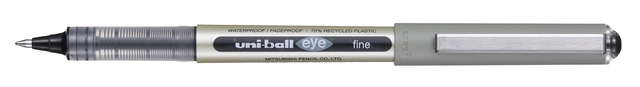 Een Rollerpen Uni-ball Eye eco 157E medium zwart koop je bij Buro De Peuter