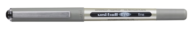 Een Rollerpen Uni-ball Eye eco 157E medium zwart koop je bij Buro De Peuter