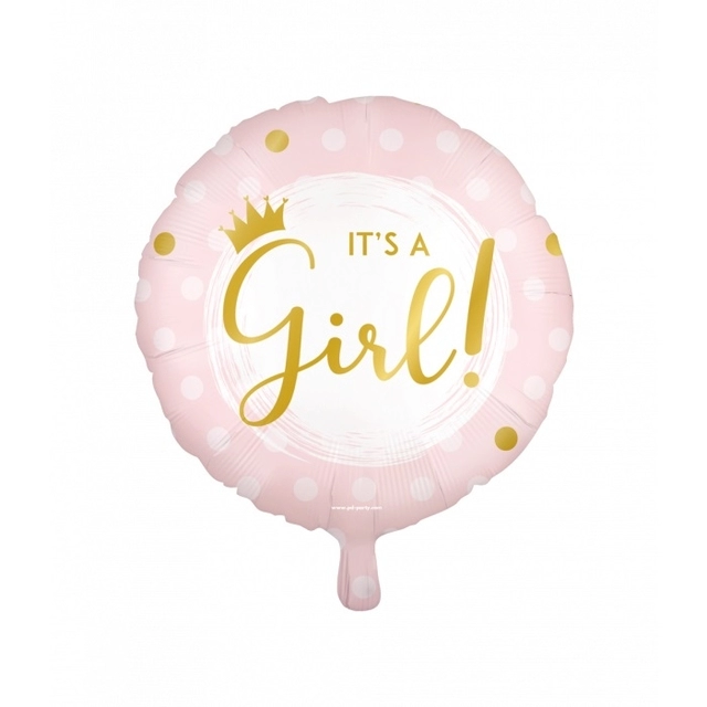 Een Paperdreams Foil balloon - It's a girl! koop je bij Van Hoye Kantoor BV