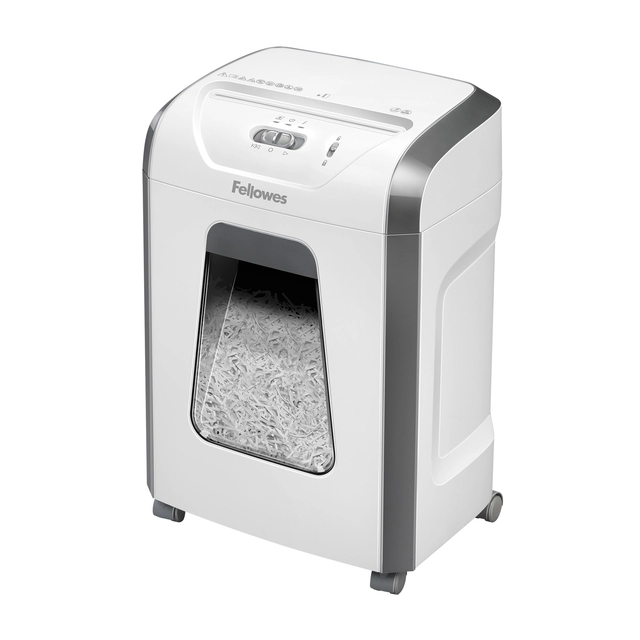 Een Papiervernietiger Fellowes Powershred 15C snippers 4x40mm wit koop je bij Van Hoye Kantoor BV