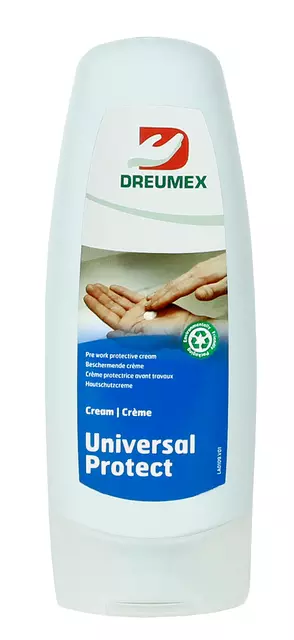 Een Handcrème Dreumex Universal Protect 250ml koop je bij Van Hoye Kantoor BV