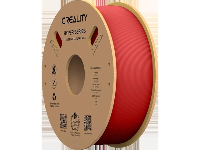 Een Filament 3D Creality Hyper PLA 1.75mm rouge 1kg koop je bij Van Hoye Kantoor BV