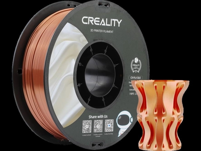 Een 3D Filament Creality PLA 1.75mm Silk Rood Koper 1kg koop je bij KantoorProfi België BV