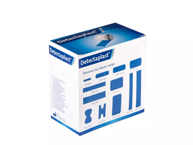 Een Pansement textile élastique Detectaplast bleu 6cmx5m koop je bij Van Hoye Kantoor BV