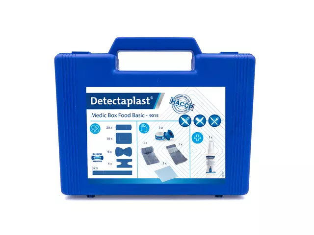 Een Coffret 1er secours Detectaplast Food base koop je bij QuickOffice BV