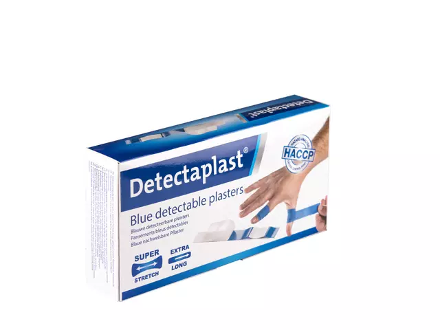 Een Pansement textile élastique bleu Detectaplast 180x20mm koop je bij QuickOffice BV