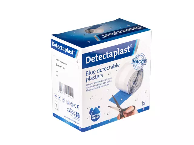 Een Pansement Waterproof bleu Detectaplast 6cmx5m koop je bij QuickOffice BV