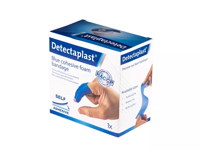 Een Foamverband blauw Detectaplast 6cmx4,5m koop je bij Goedkope Kantoorbenodigdheden