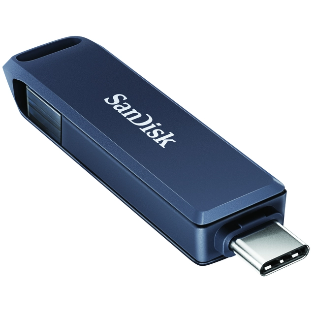 Een Phone Drive 128GB lightning- USB-C blauw koop je bij BUROPORT BV