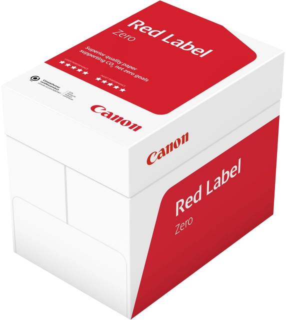 Een Kopieerpapier Canon Red Label Zero A4 80gr wit 500 vel koop je bij Unimark Office B.V.