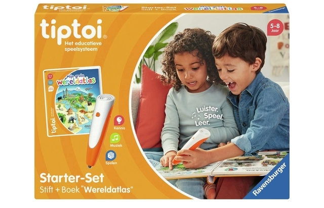 Een tiptoi® Starter Set Mijn grote wereldatlas koop je bij Holzem Kantoorefficiency