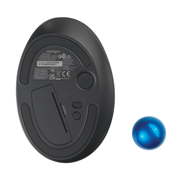 Een Muis Kensington Trackball EQ TB450 koop je bij MV Kantoortechniek B.V.