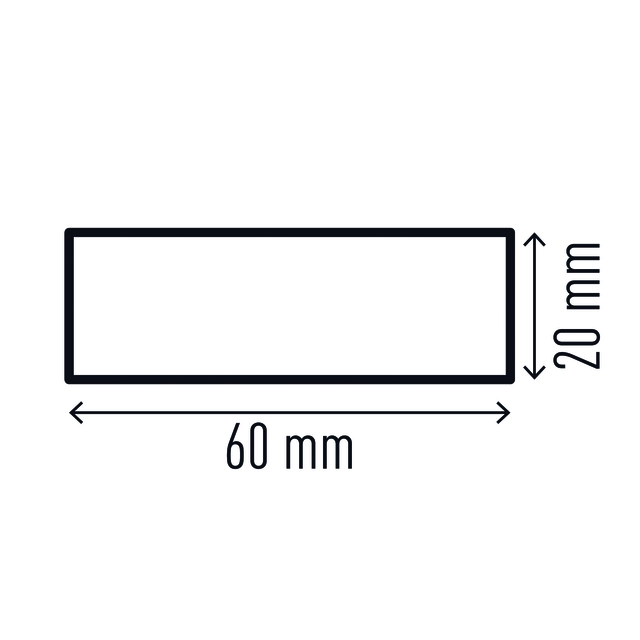 Een Beschermingsprofiel Durable S20 recht 1m geel zwart koop je bij Goedkope Kantoorbenodigdheden