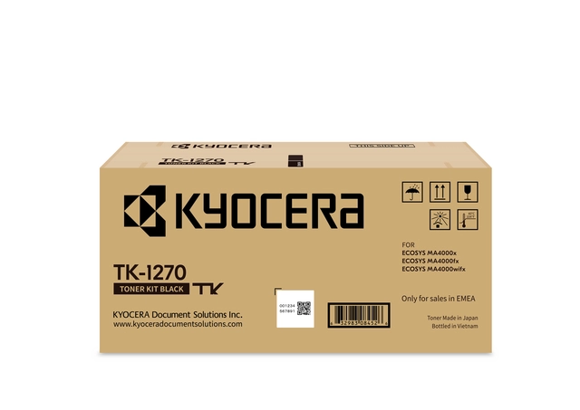 Een Toner Kyocera TK-1270K zwart koop je bij Goedkope Kantoorbenodigdheden