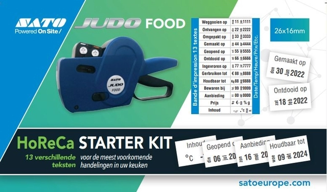 Een Etiketteertang Sato Judo Food koop je bij Van Hoye Kantoor BV