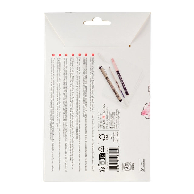 Tekenset Sakura Creative Kit Cherry Blossom 6 stuks