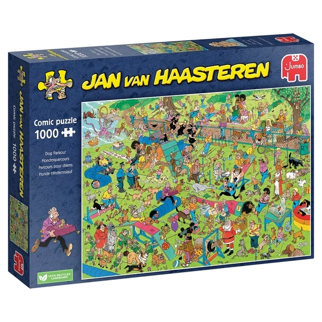 Een Puzzel JvH Hondenparcours 1000st koop je bij Van Hoye Kantoor BV