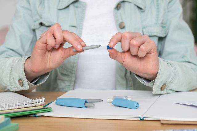 Een Rollerpenvulling Pelikan ECO KM/5 blauw 0,3mm koop je bij Goedkope Kantoorbenodigdheden