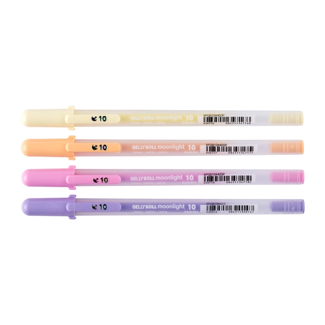 Een Gelschrijver Sakura Gelly Roll Moonlight 10 Sunrise set à 4 kleuren koop je bij EconOffice