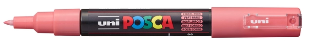 Een Verfstift Posca PC1MC extra fijn koraal koop je bij Totaal Kantoor Goeree