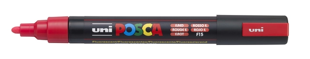 Een Verfstift Posca PC5M medium fluor rood koop je bij QuickOffice BV