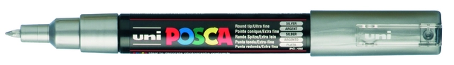 Een Verfstift Posca PC1MC extra fijn zilver koop je bij The Cartridge Company