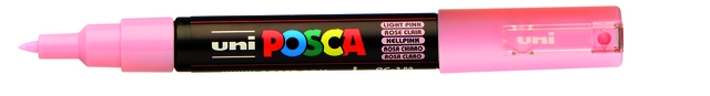 Verfstift Posca PC1MC extra fijn lichtroze